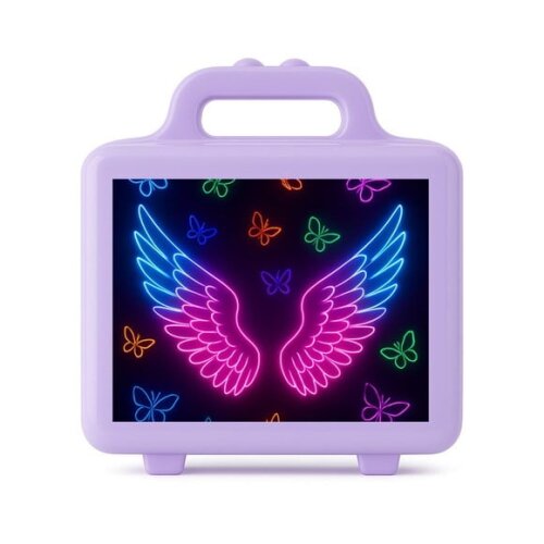 Maleta Plástica Personalizada 12x10cm Asas Neon