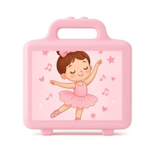 Maleta Plástica Personalizada 12x10cm Bailarina
