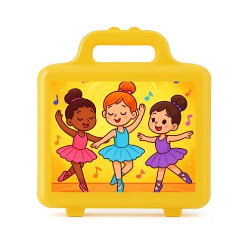 Maleta Plástica Personalizada 12x10cm Balé