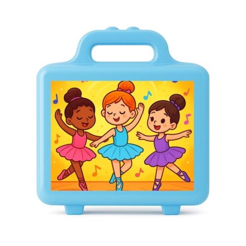 Maleta Plástica Personalizada 12x10cm Balé