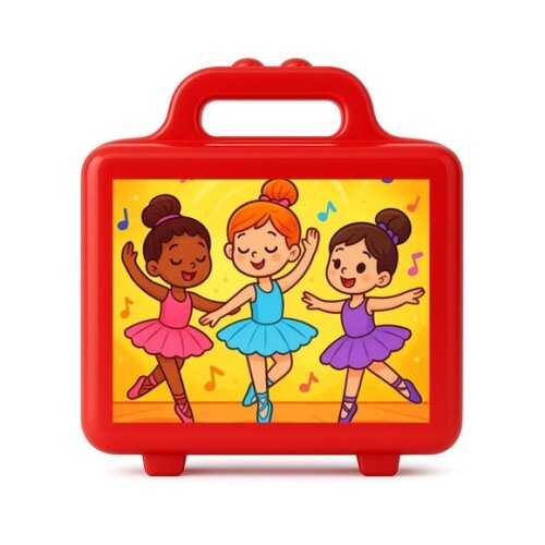 Maleta Plástica Personalizada 12x10cm Balé