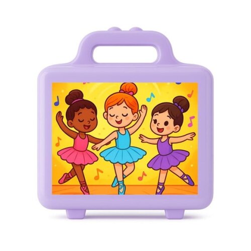 Maleta Plástica Personalizada 12x10cm Balé