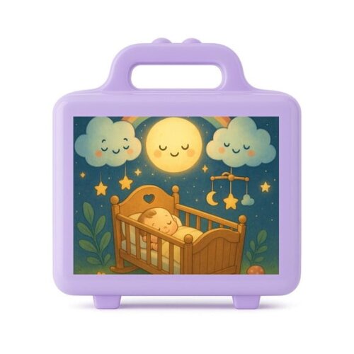 Maleta Plástica Personalizada 12x10cm Berço Encantado
