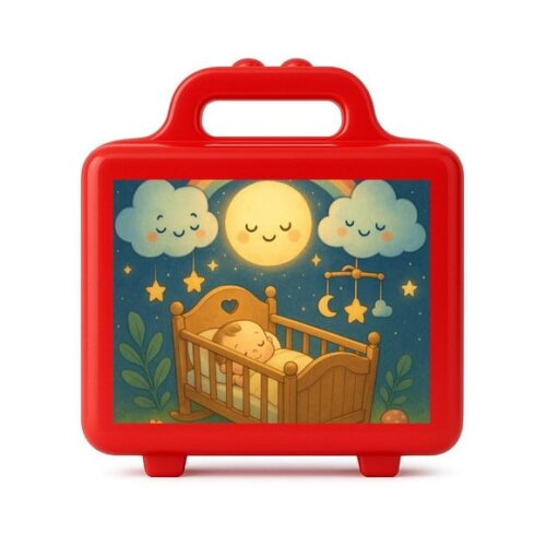 Maleta Plástica Personalizada 12x10cm Berço Encantado