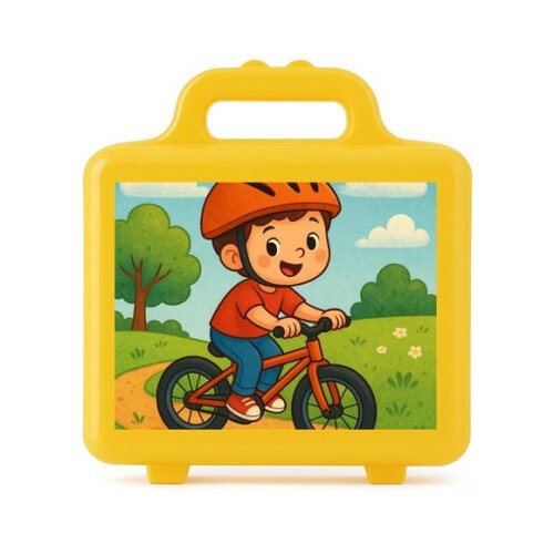 Maleta Plástica Personalizada 12x10cm Bike Ciclista