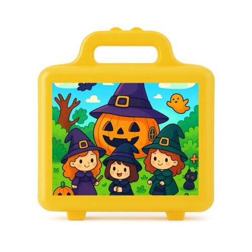 Maleta Plástica Personalizada 12x10cm Bruxinhas Fofas