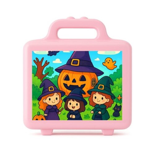 Maleta Plástica Personalizada 12x10cm Bruxinhas Fofas