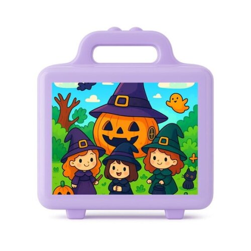 Maleta Plástica Personalizada 12x10cm Bruxinhas Fofas