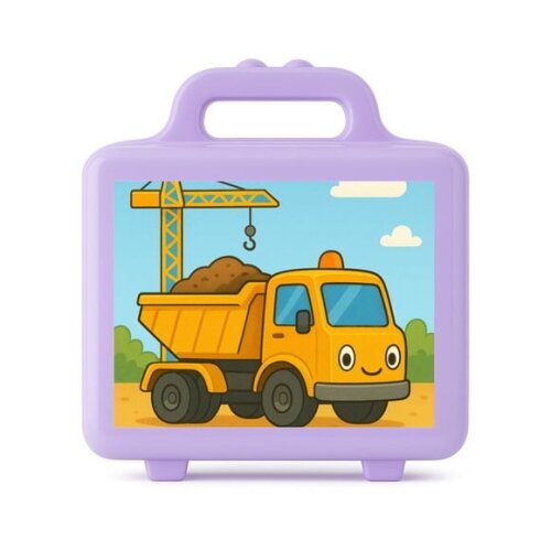 Maleta Plástica Personalizada 12x10cm Caminhão Caçamba