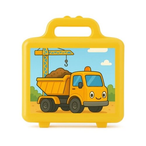 Maleta Plástica Personalizada 12x10cm Caminhão Caçamba