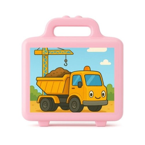 Maleta Plástica Personalizada 12x10cm Caminhão Caçamba