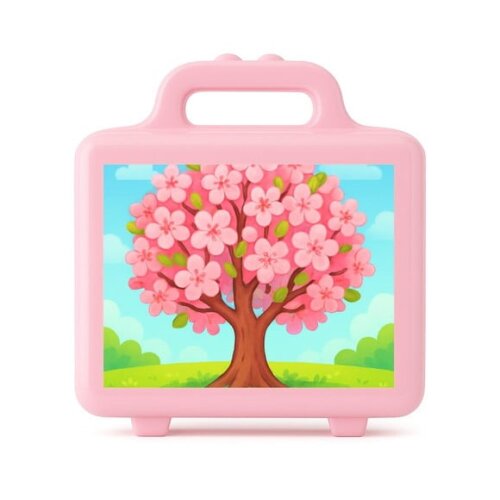 Maleta Plástica Personalizada 12x10cm Cerejeira