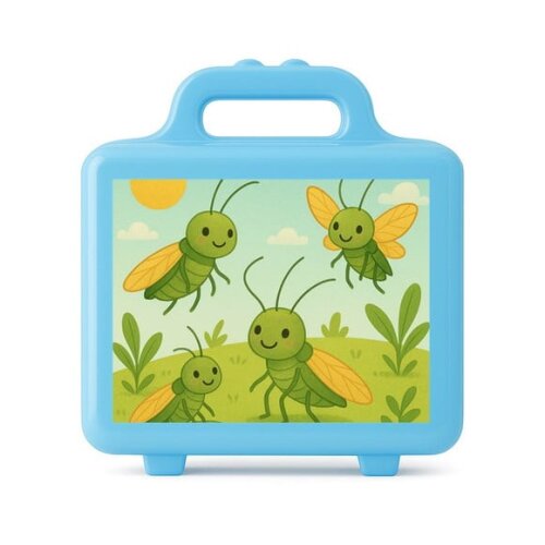 Maleta Plástica Personalizada 12x10cm Cigarras