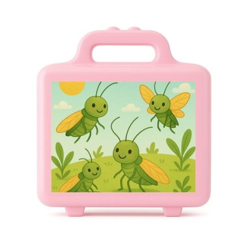 Maleta Plástica Personalizada 12x10cm Cigarras