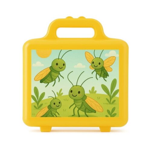 Maleta Plástica Personalizada 12x10cm Cigarras