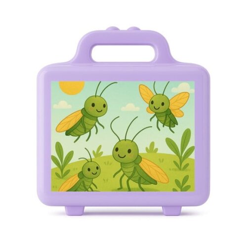 Maleta Plástica Personalizada 12x10cm Cigarras