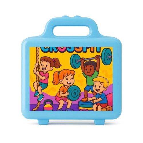 Maleta Plástica Personalizada 12x10cm Crossfit
