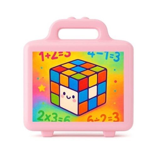 Maleta Plástica Personalizada 12x10cm Cubo Mágico
