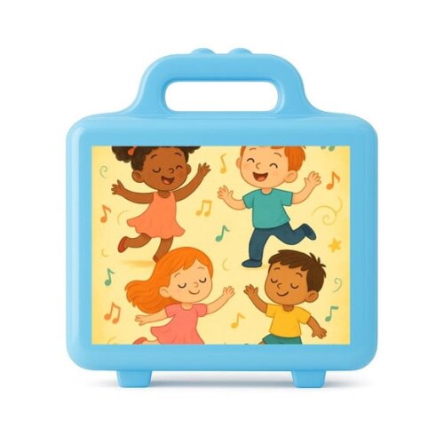 Maleta Plástica Personalizada 12x10cm Dança
