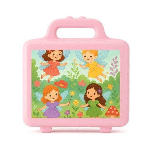 Maleta Plástica Personalizada 12x10cm Fadas