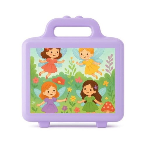 Maleta Plástica Personalizada 12x10cm Fadas