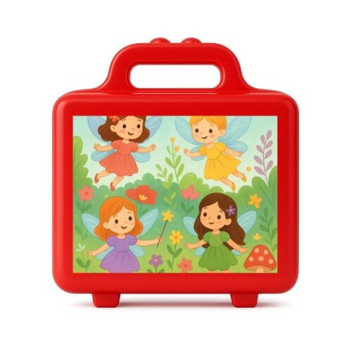 Maleta Plástica Personalizada 12x10cm Fadas