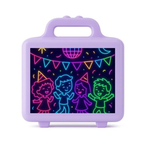 Maleta Plástica Personalizada 12x10cm Festa Neon