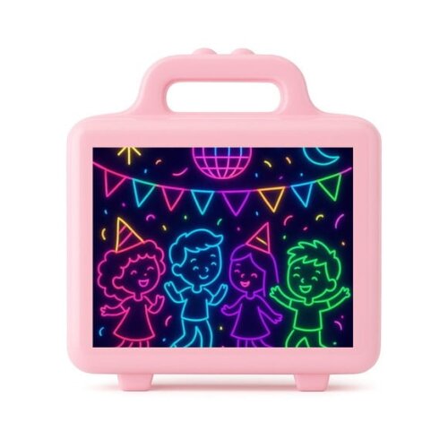 Maleta Plástica Personalizada 12x10cm Festa Neon