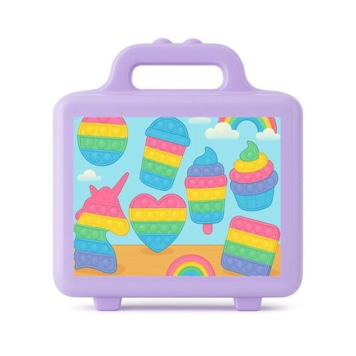 Maleta Plástica Personalizada 12x10cm Fidget Toys