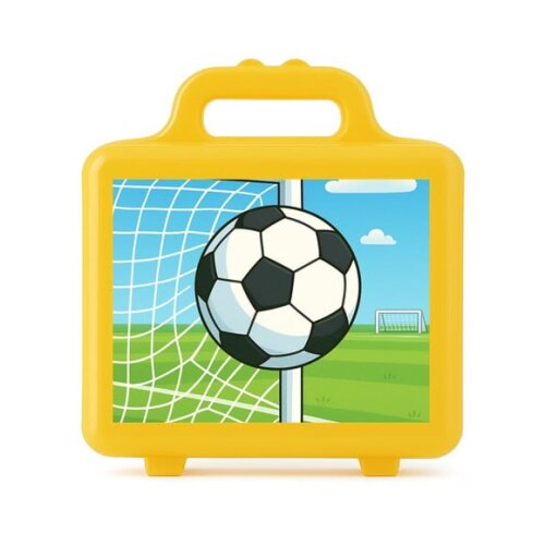 Maleta Plástica Personalizada 12x10cm Futebol