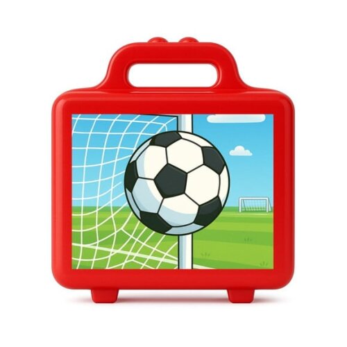 Maleta Plástica Personalizada 12x10cm Futebol