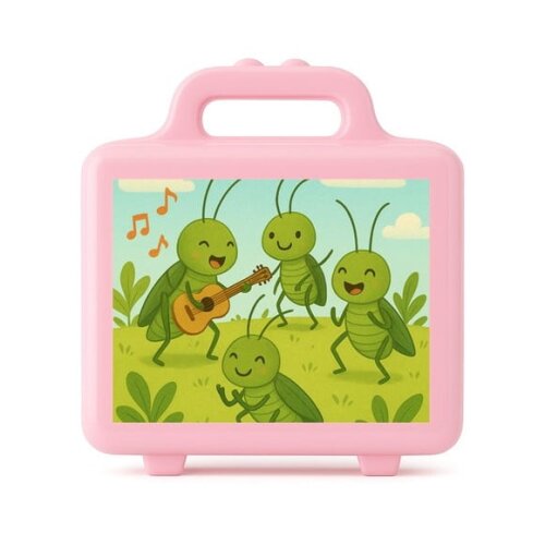 Maleta Plástica Personalizada 12x10cm Grilos