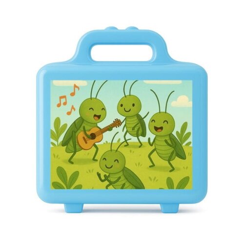 Maleta Plástica Personalizada 12x10cm Grilos