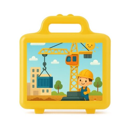 Maleta Plástica Personalizada 12x10cm Grua