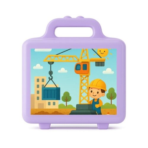 Maleta Plástica Personalizada 12x10cm Grua