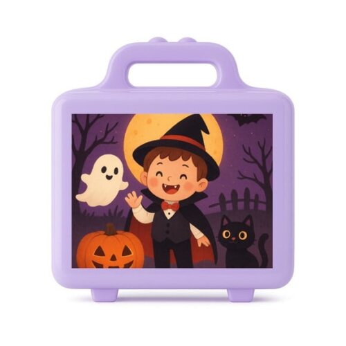 Maleta Plástica Personalizada 12x10cm Halloween