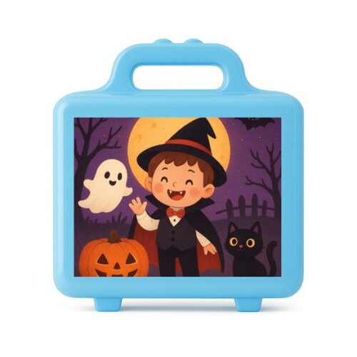 Maleta Plástica Personalizada 12x10cm Halloween