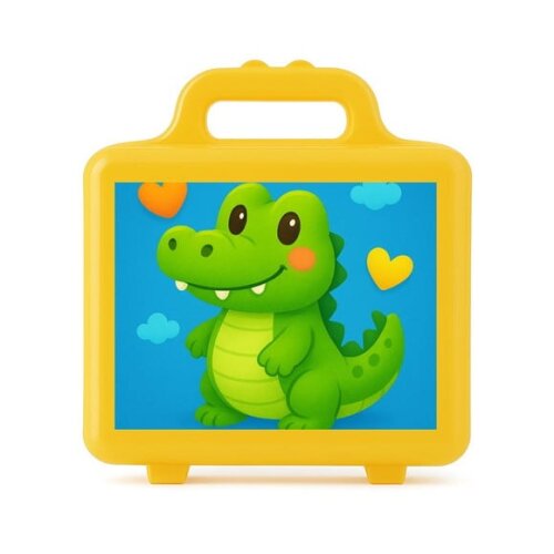 Maleta Plástica Personalizada 12x10cm Jacaré Baby