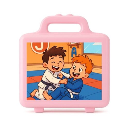 Maleta Plástica Personalizada 12x10cm Jiu-jítsu