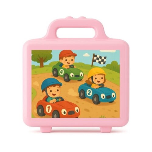 Maleta Plástica Personalizada 12x10cm Kart Infantil