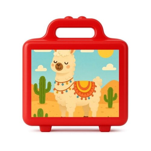 Maleta Plástica Personalizada 12x10cm Lhama