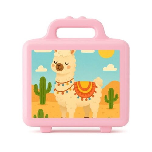 Maleta Plástica Personalizada 12x10cm Lhama
