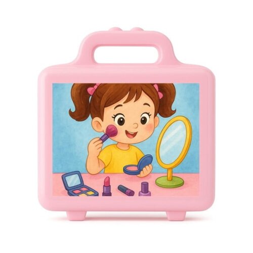 Maleta Plástica Personalizada 12x10cm Maquiagem