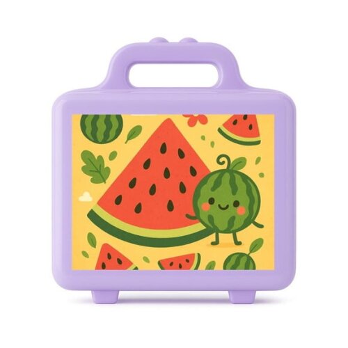 Maleta Plástica Personalizada 12x10cm Melancia