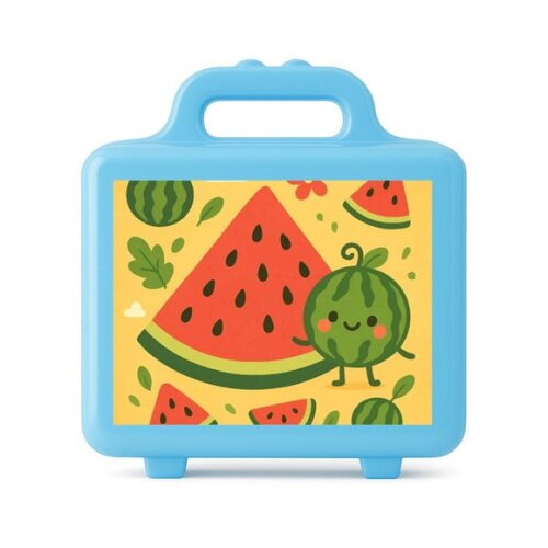 Maleta Plástica Personalizada 12x10cm Melancia
