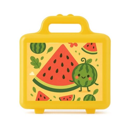 Maleta Plástica Personalizada 12x10cm Melancia