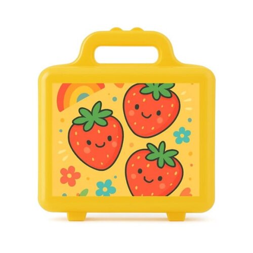 Maleta Plástica Personalizada 12x10cm Moaranguinhos Fofos