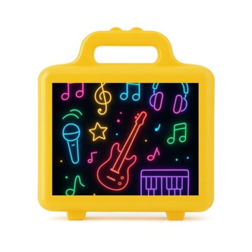 Maleta Plástica Personalizada 12x10cm Neon Musical