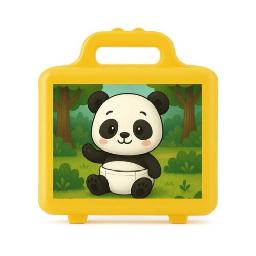 Maleta Plástica Personalizada 12x10cm Panda Baby