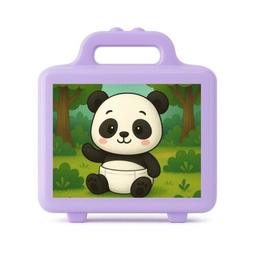 Maleta Plástica Personalizada 12x10cm Panda Baby